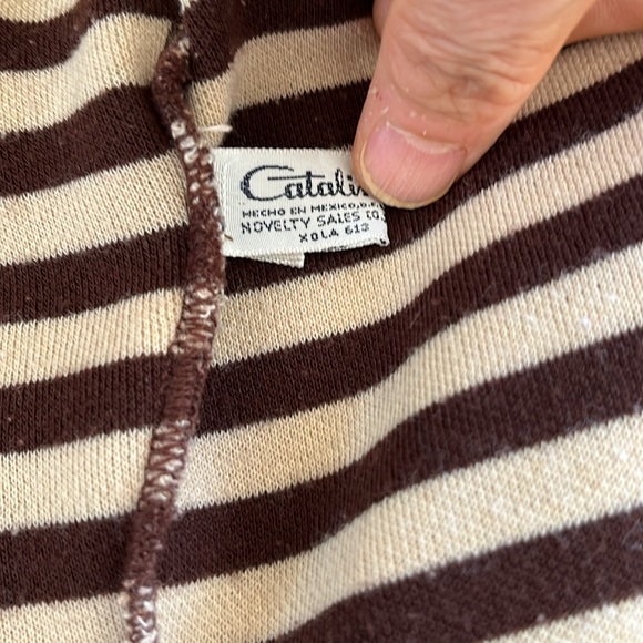 Striped long sleeve color block cardigan - Picture 11 of 12